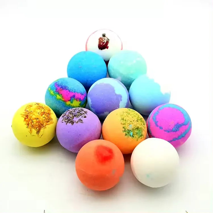 Relaxing Bath Fizzies Pneumatic Bath for Bomb Maker Manufacturer's Presorted Bath Bombs