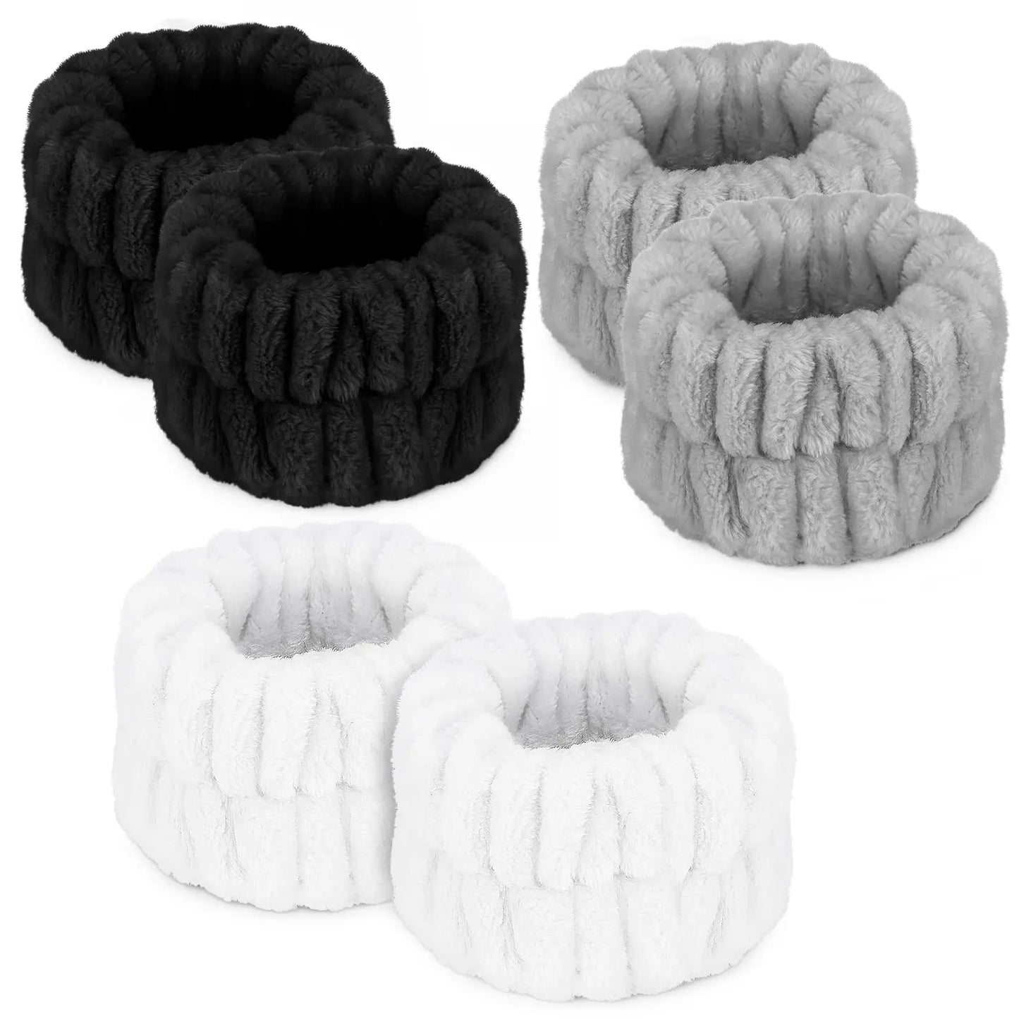 Wrist Bands for Washing Face Microfiber Women's Wrist Towels for Washing Face Wristbands Absorbent Wrist Sweatband