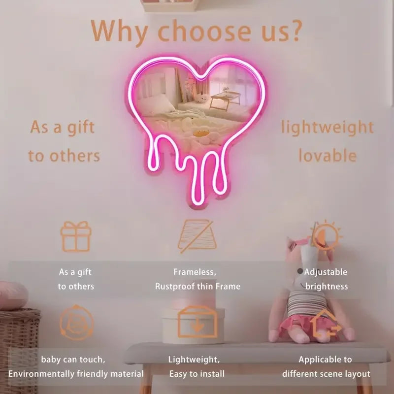 Rebow Professional Factory Dropshipping Pink Love Cheap Grass Wallneon Bride to Be Neon Light Sign for Wedding