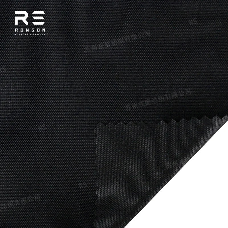 Ronson 500D Matt Nylon Cordura Fabric X01# Black Full-Dull 100% Nylon Oxford Waterproof Durable for Woven Home Textiles Girls
