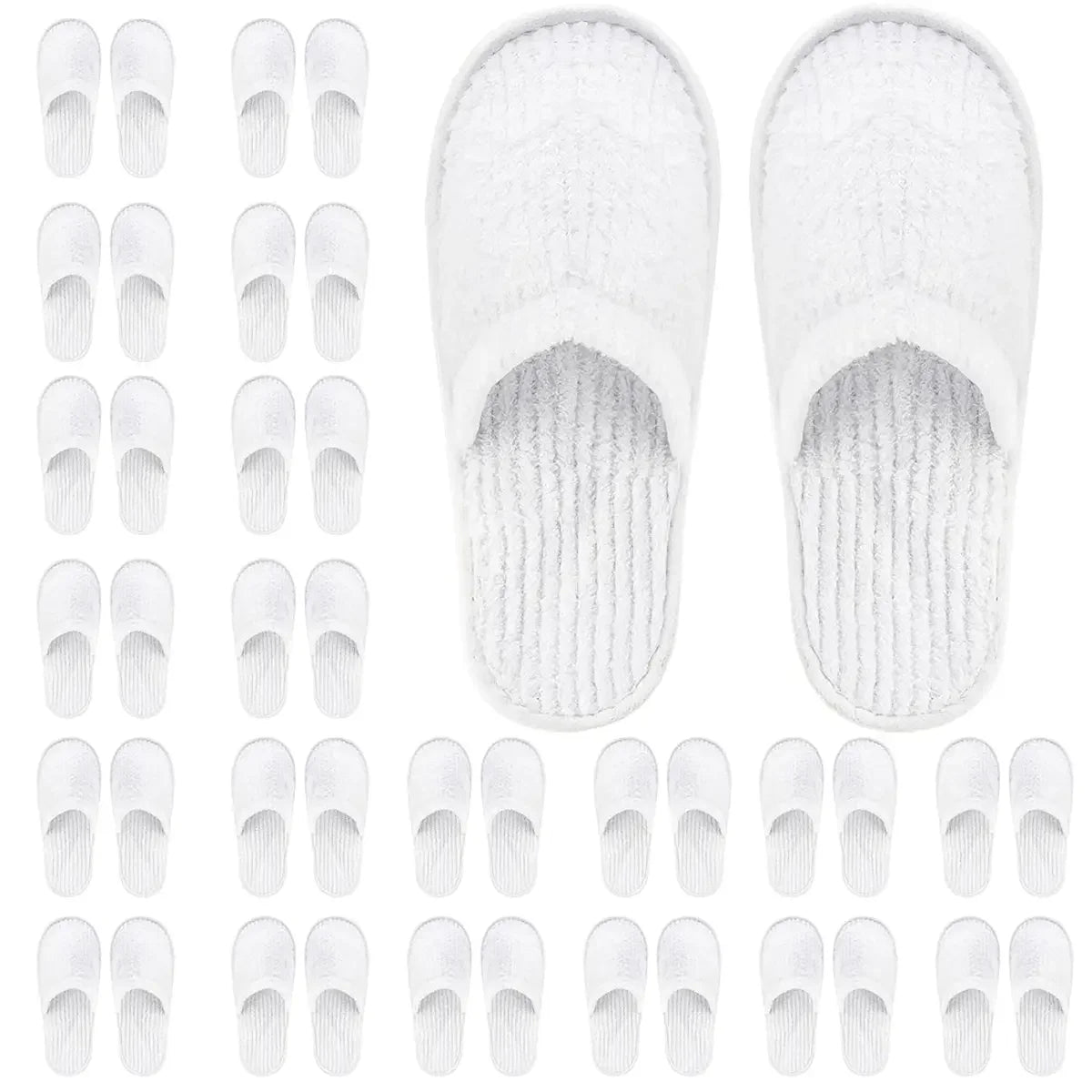 OEM ODM Eco Friendly Global Recycled Coral Fleece Disposable Customized Color & Logo Home Hotel Traveling Spa Airline Slipper