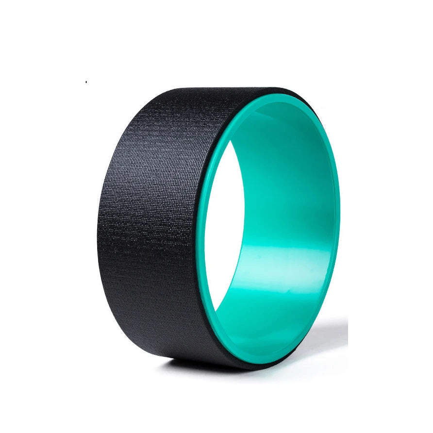 PVC ABS Eco Friendly Travel Green 33cm Custom Printed Yoga Wheel Oem Set Stretching for Back Pain