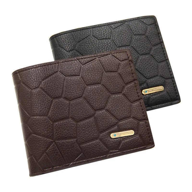 Wallet Factory Men PU Wallets Business Style Bifold Rfid Blocking Purse Male Wholesale Stock