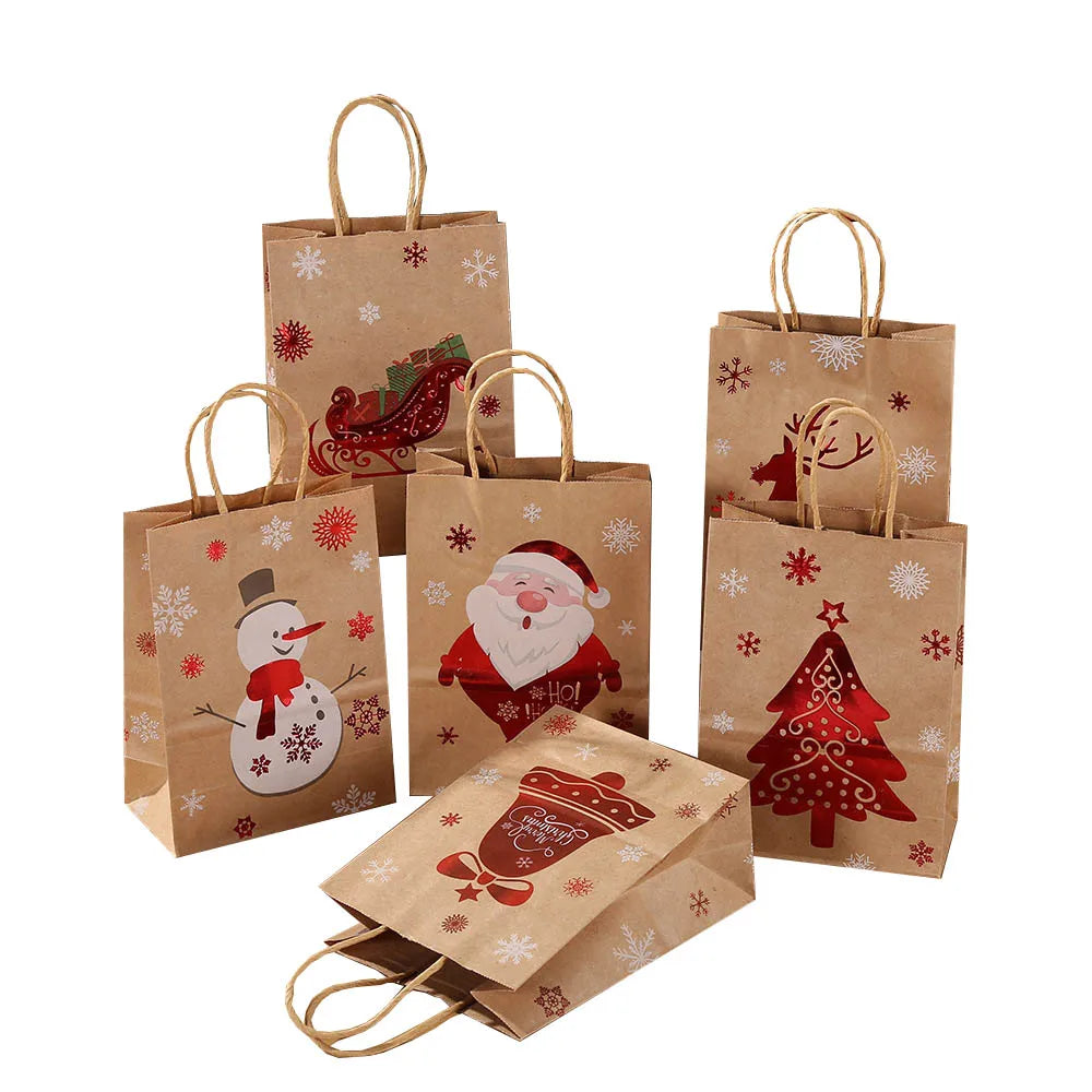 Christmas Paperboard Gift Bag with Offset Printing for Promotion Supermarket & Exhibition Use