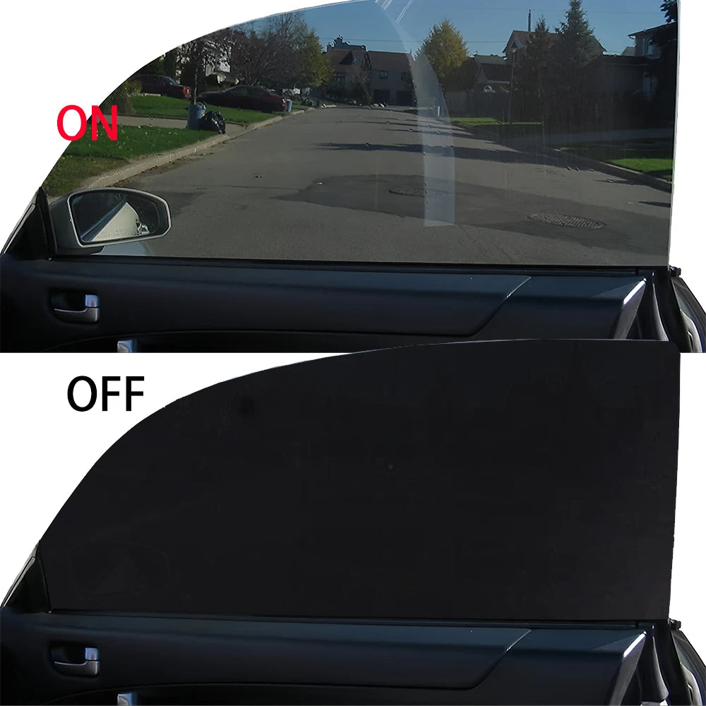 Complete Self-Adhesive PET PDLC Smart Film Module for Car Decorative Design Heat Insulation Privacy Protection High
