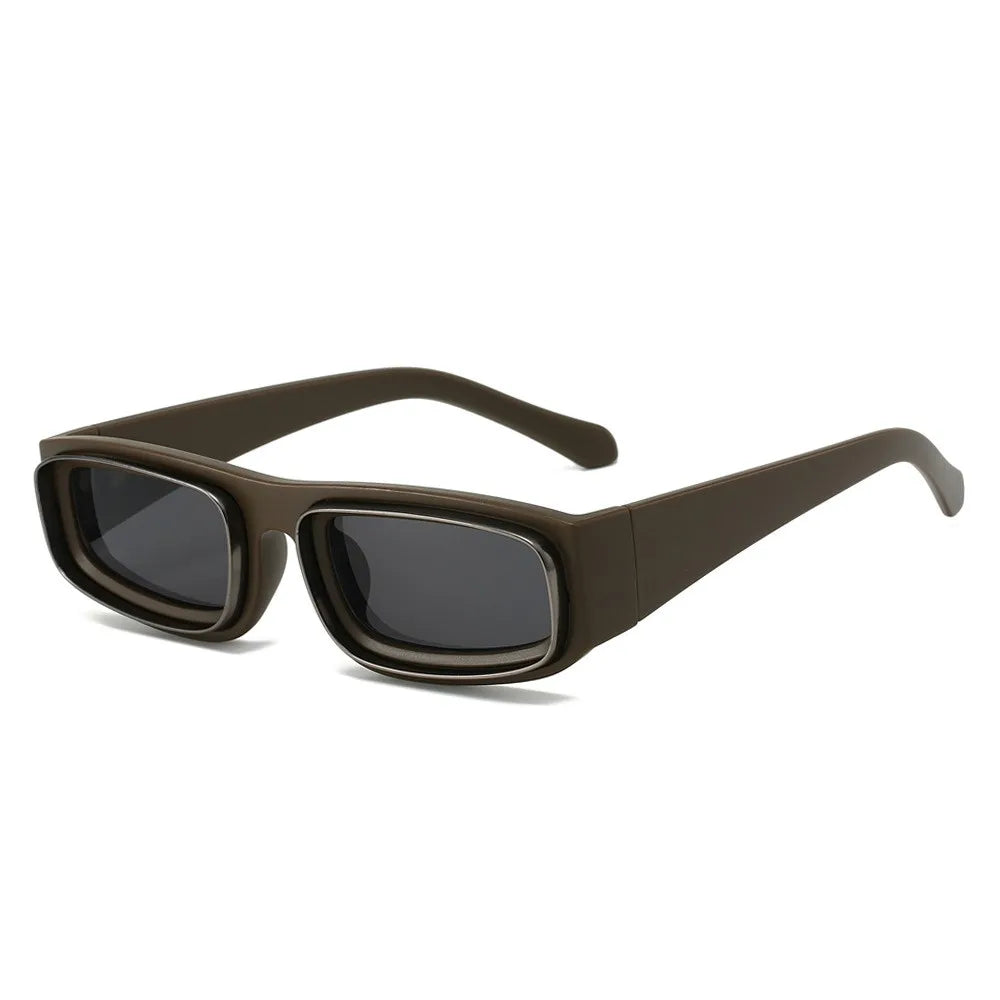 New Fashion Hip Hop square Frame Sun Shades Wholesale Personality Full Frame Sunglasses