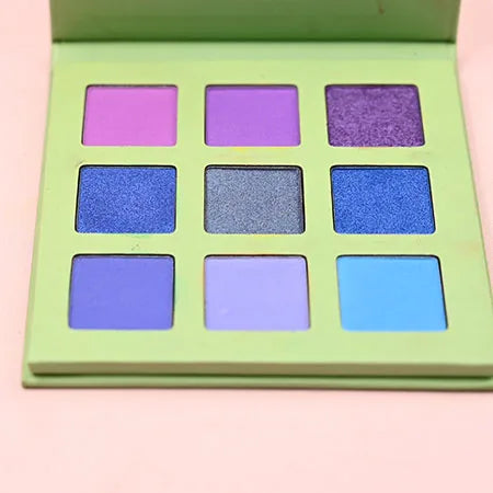 Makeup Wholesale 9 Colors Long Lasting Vegan Makeup Matte Shimmer High Pigment New Arrival Customizable Eyeshadow Palette