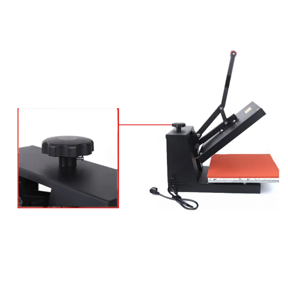 Erasmart High Pressure Flat Manual Heat Press Machine 38*38cm T Shirt Printing Machine Heat Transfer Machine