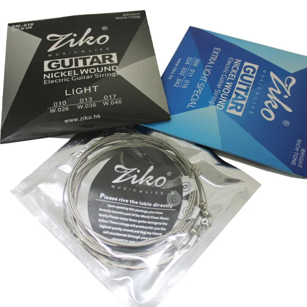 Wholesale .010- .046 Steel Nickel Alloy Wound 1st-6th Rust Proof Electric Guitar Strings for Guitar Parts