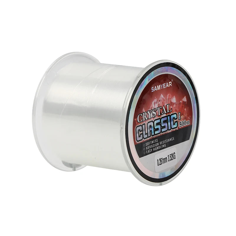 SAMYEAR Monofilament High Quality OEM Accept Clear Outdoor Fishing Smooth Nylon Line for Lake and Stream