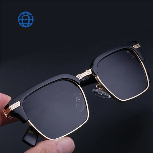 Teenyoun High Quality Retro Polarized Sunglasses UV400 Men Sunglasses Vintage Mens Sunglasses Luxury 2024 Wholesale
