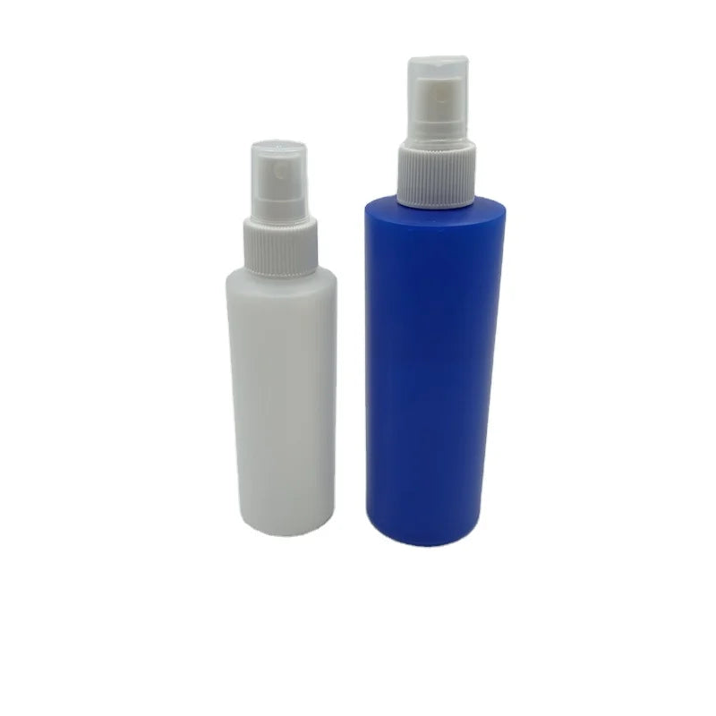 Custom Empty PE Plastic Cosmetic Packaging Bottles Spray Pump 120ml 250ml Matte Surface Screw Cap Seal HAOTUO Brand ISO9001