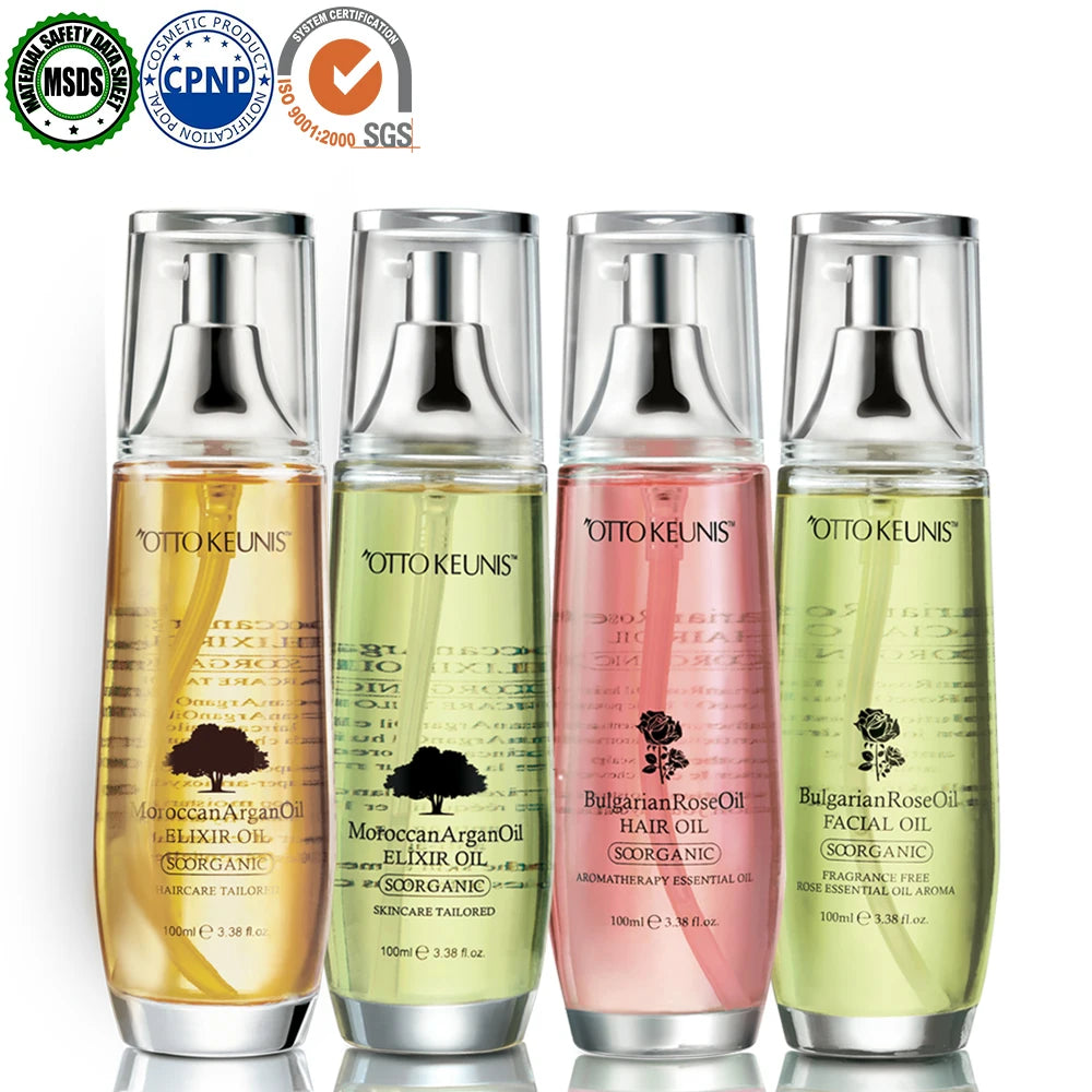 Private Label Avocado Argan Hair Oil Essential Hair Care Serum Oil