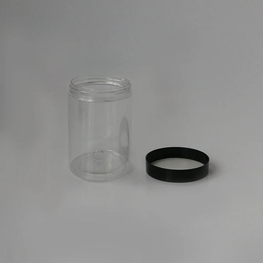 Factory Direct Sale 71mm 50 80 100 120 180 200 250 300 400 500ml Food Honey Cookie Food Jar With Lid Clear PET Spice Plastic Jar