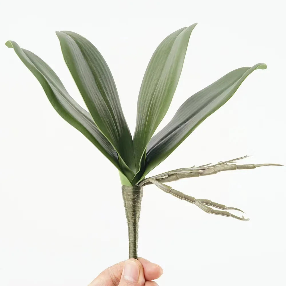 Artificial Orchid Leaves for Orchid Flowers Wedding Party Home Decorations