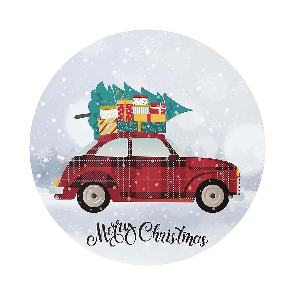 Wholesale Vintage Round Metal Car Logo License Plate Retro Tin Poster Printed Manufacturers Direct Supply