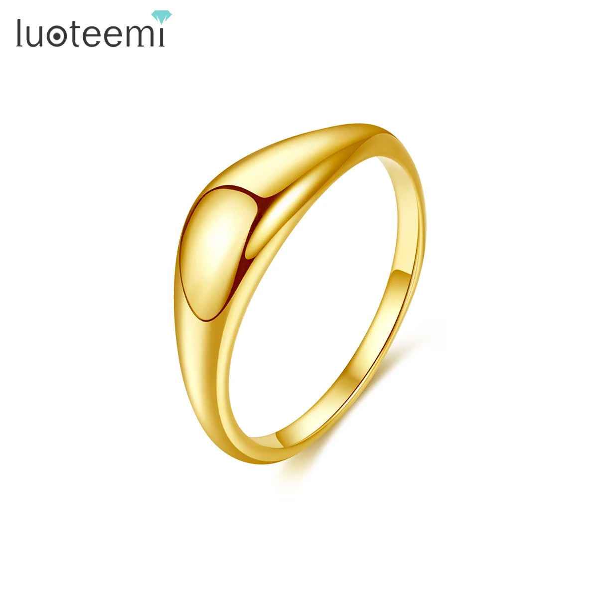 SP-LAM Chunky Stacked Woman 2021 Gold Jewelry Fashion Wholesale Vintage Punk Unisex Geometric Ring