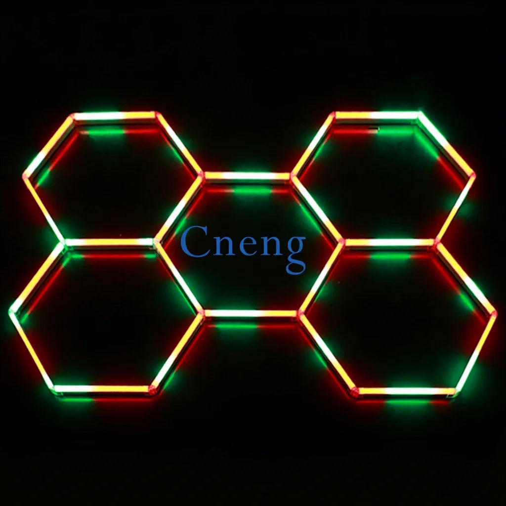Color Changeable Rgb Hexagonal Led Lights for Decoration Home Ceiling Light
