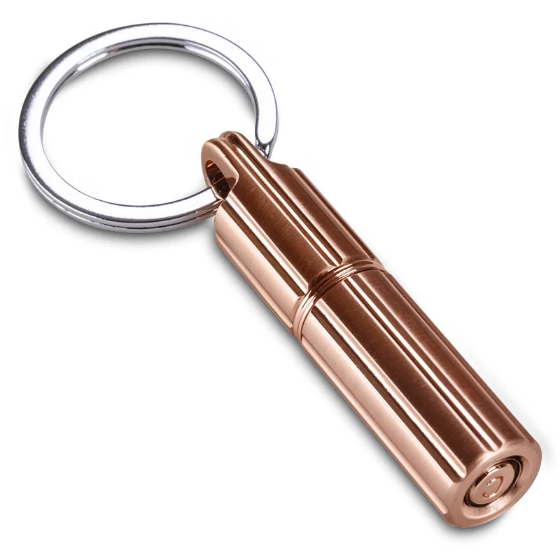 Stainless Steel Cigar Case with Drill Portable Punch Scissors for Cigar Storage