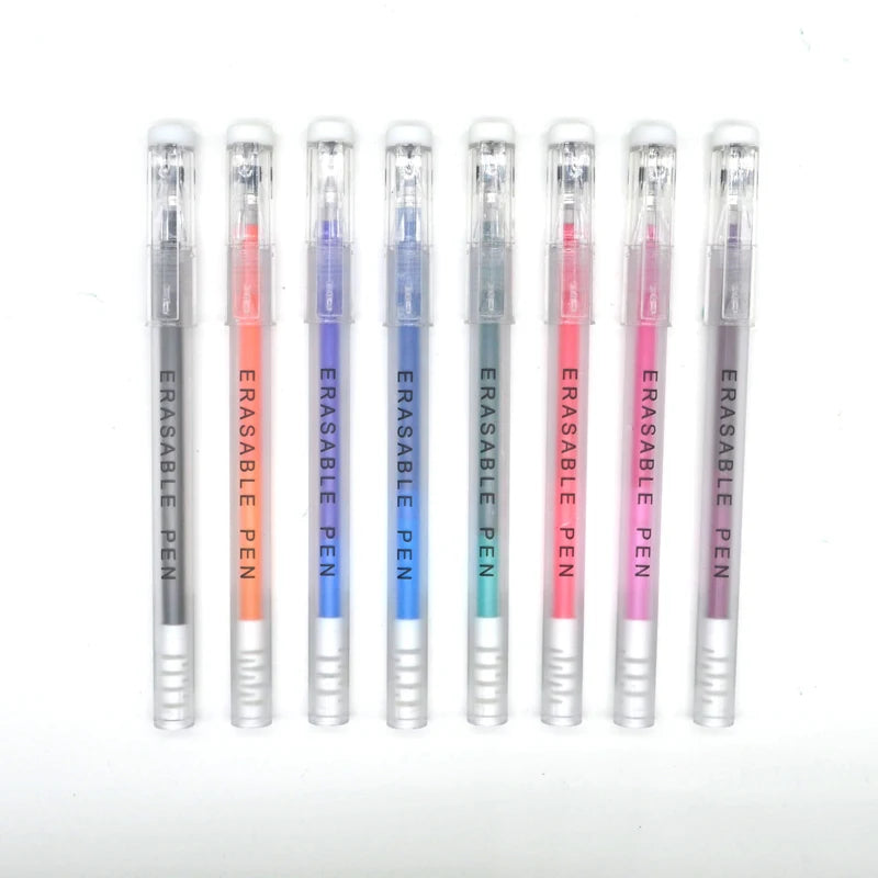 Eco Friendly 8 Colors Erasable Pen Set with 0.7mm Bullet Tip