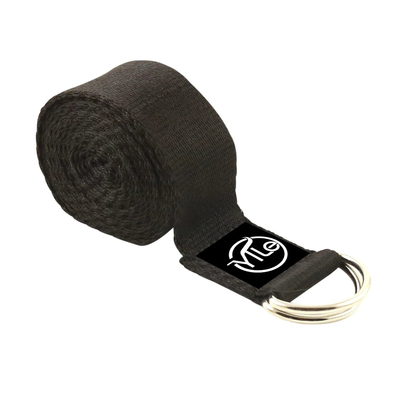 Custom Label Natural Eco Fitness Stretching Cotton Yoga Belt Mat Strap Kids with Loops Manufacturer