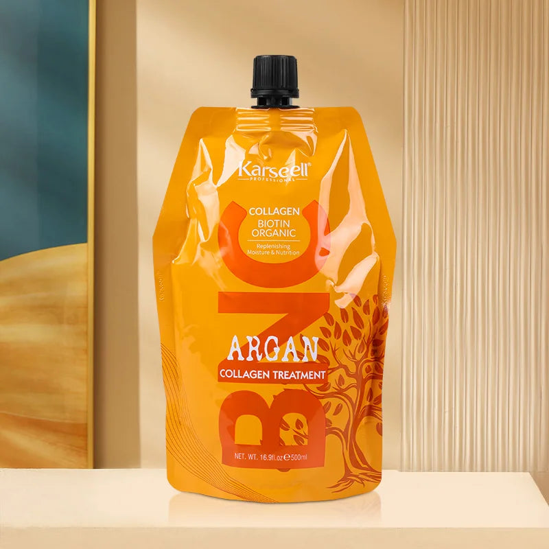 Collagen Hair Mask Karseell Private Label Wholesale Price Biotin Organic Argan Oil Hair Treatment Collagen Hair Mask