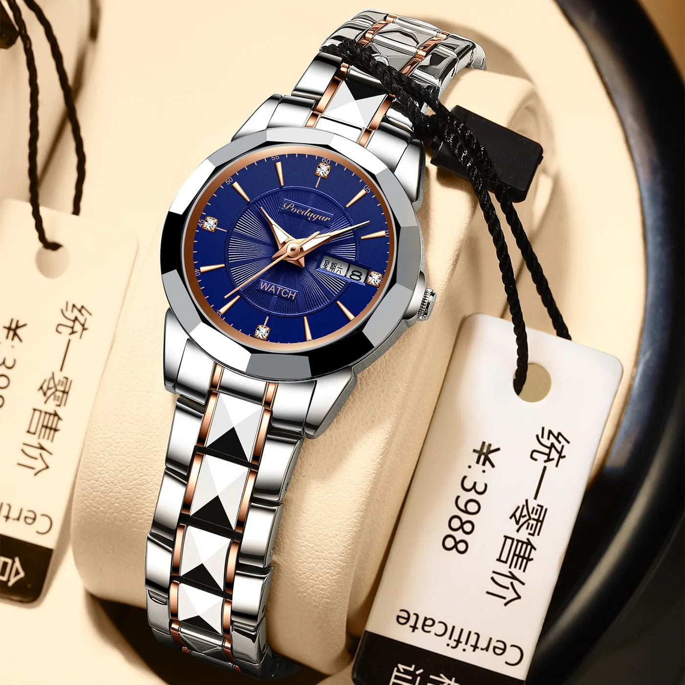 Baida Egga Imported New Waterproof Luminous Double Calendar Women's Watch Korean Trendy Students Online Celebrant AliExpress 