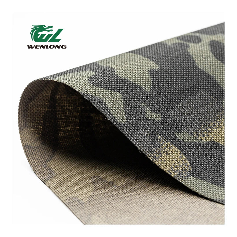 RTS 1000D Hot Sale Black CP Waterproof Camouflage Cordura PU Coated Woven 100% Nylon Fabric for Tactical Vest Bag Costume