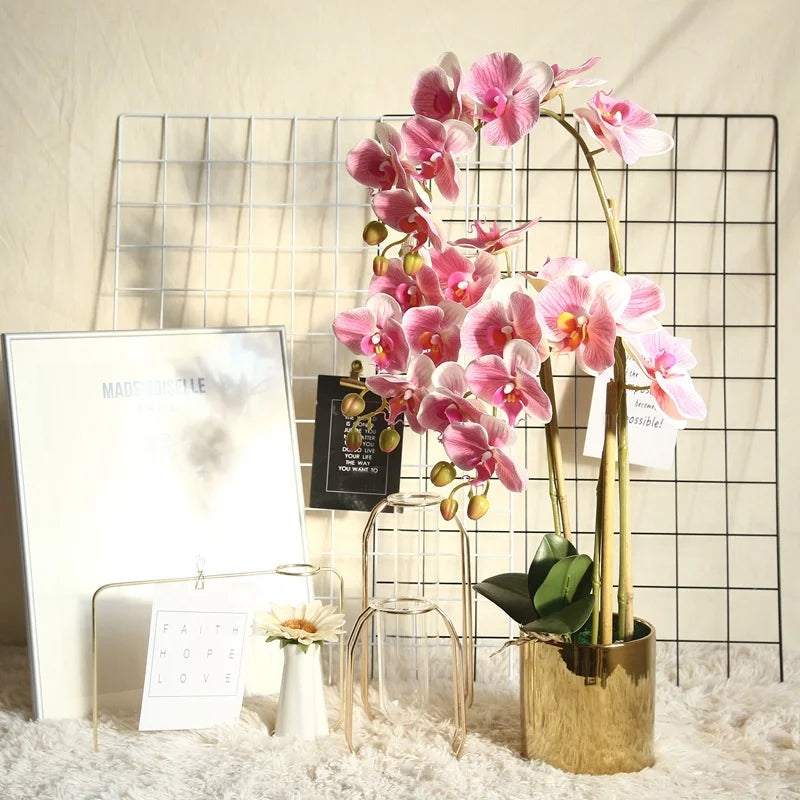 JCF254 Manufacturer High-grade Simulation Hand Moisturizing Single Branch Phalaenopsis
