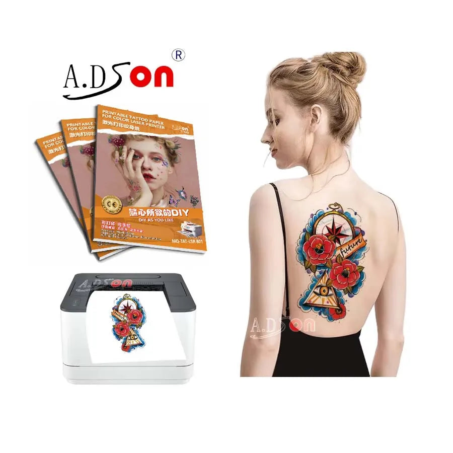 10 Sets Custom Kids Cute Water Transfer Clear Printable Tattoo Stickers Cartoon Temporary DIY Tattoo Hands Arm Body Art Face