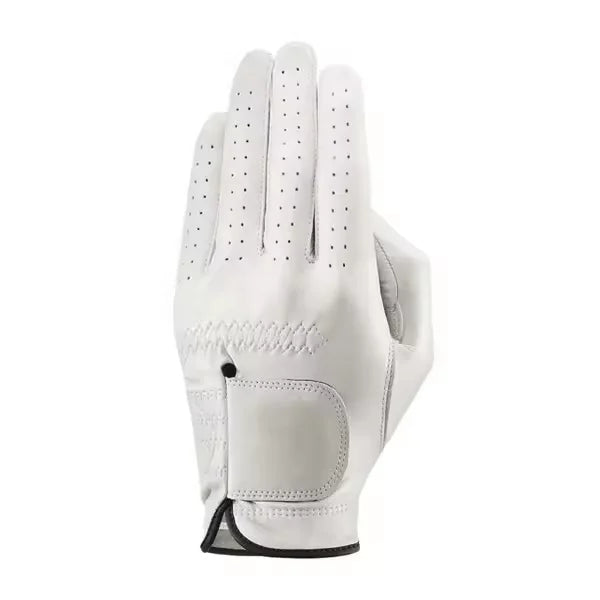 Sample Support Custom Manufacturer Left Right Hand Rubber Patch Logo Cabretta Leather Golf Gloves Golf Glove