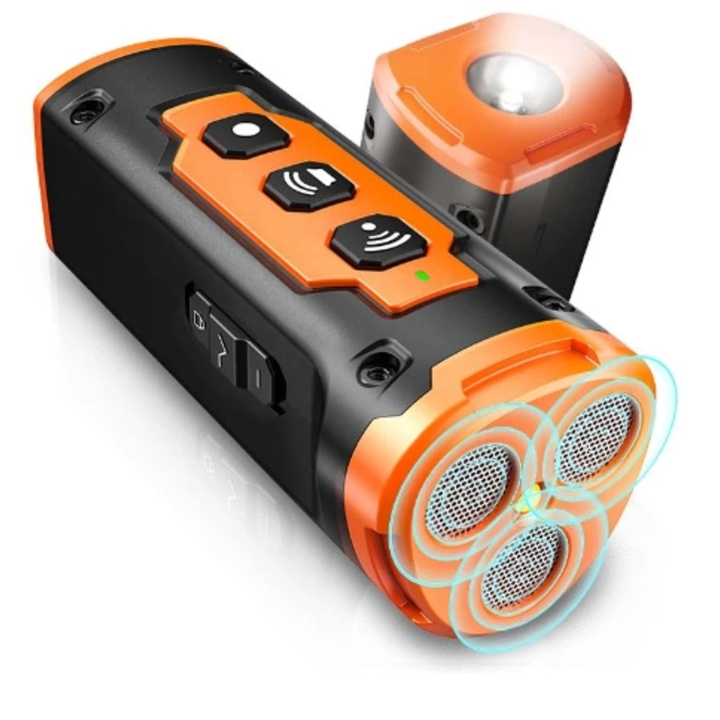 Dog Barking Control Device 49 Feet Range Ultrasonic Dog Repeller Ultrasonic Anti-Barking Device with Flashlight