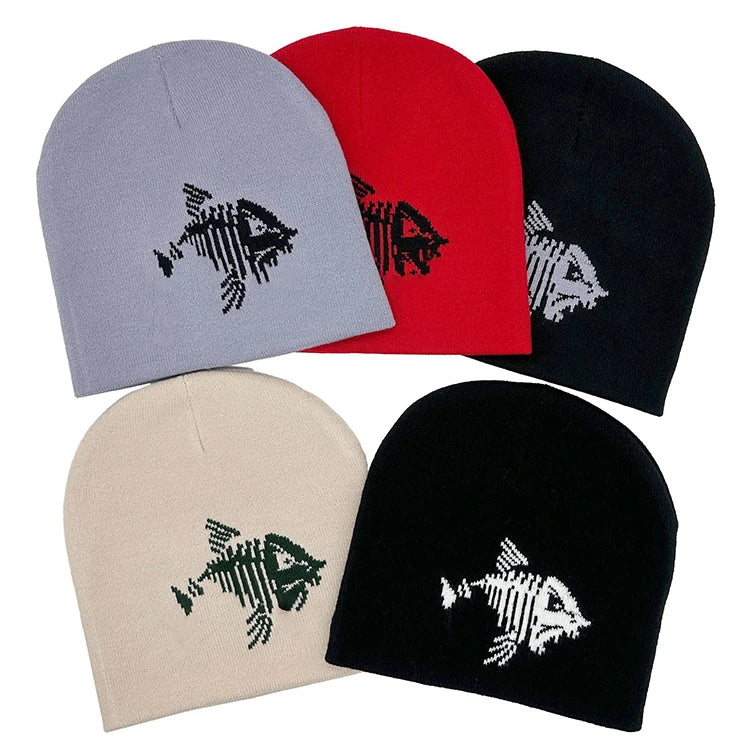 OEM Manufacturer Custom Graphic Design Personalized Full-Print Beanie Knit Hat