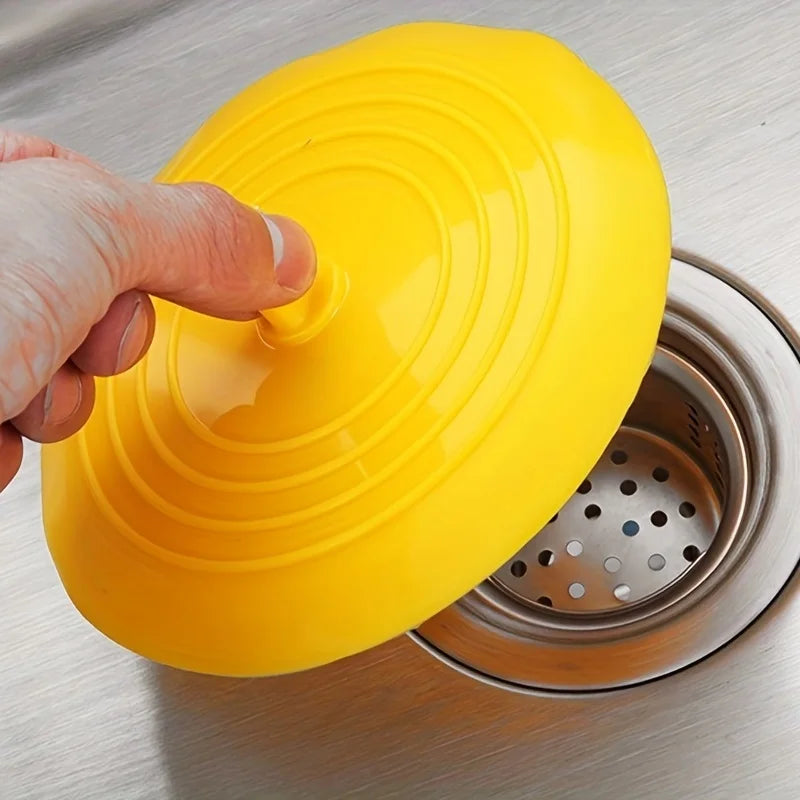 1pc Silicone Anti-odor Cover for Sink Floor Drain Deodorant for Kitchen/Bathroom/Hotel