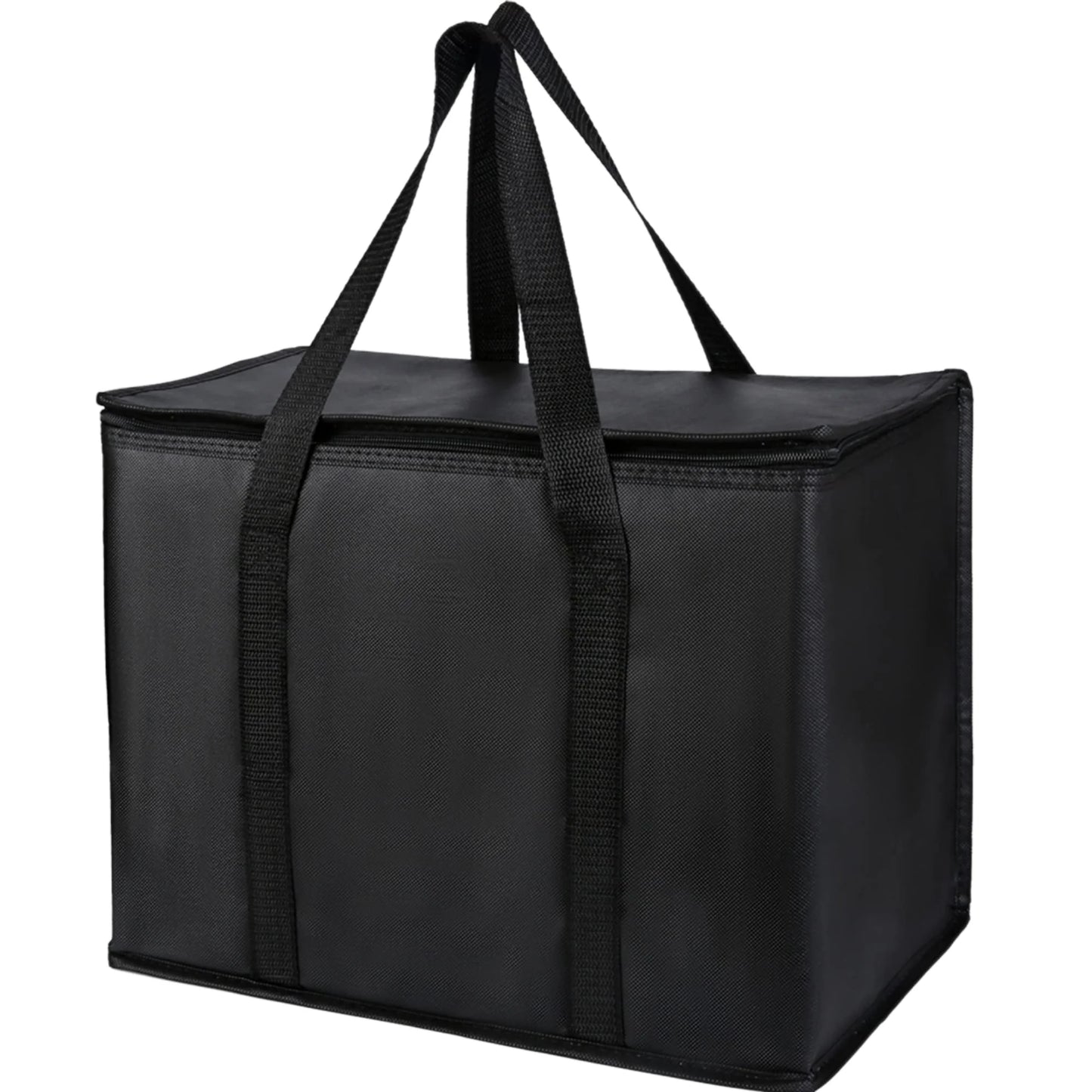 Large Capacity 20L Insulated PP Food Bags with Zipper Closure Commercial Cooler Pizza Bags Reusable for Catering Parties