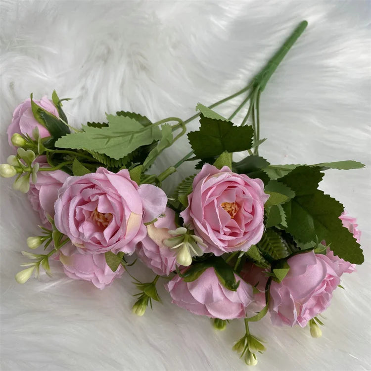 Artificial Rose Bouquet Mini Flower Bouquet Peony Bouquet Wedding Decoration