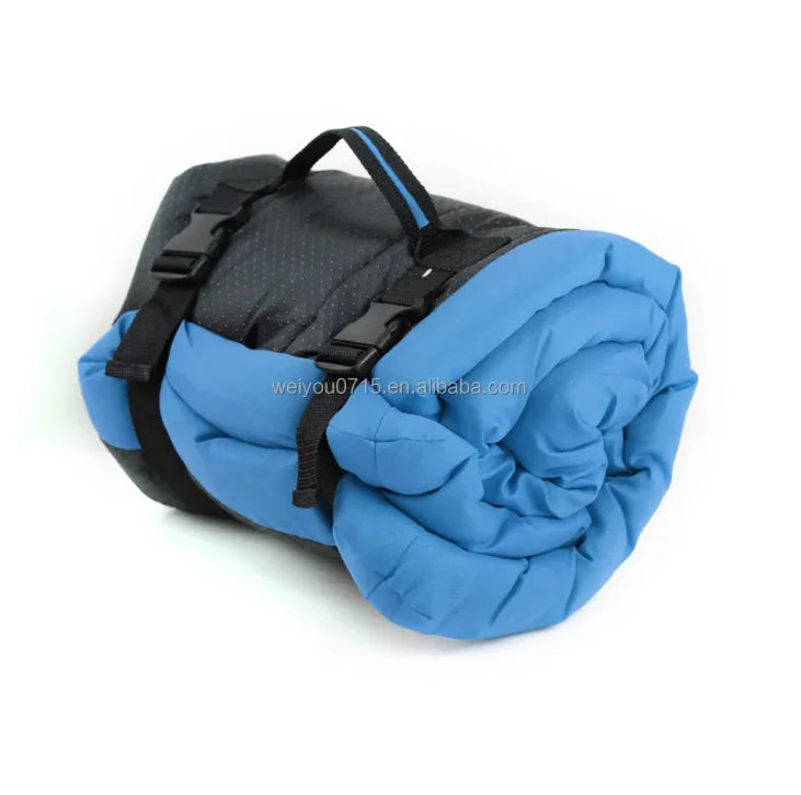 Portable Outdoor Waterproof Foldable Classic Solid Dog Bed with Removable Washable Cover 100% Cotton for Dogs
