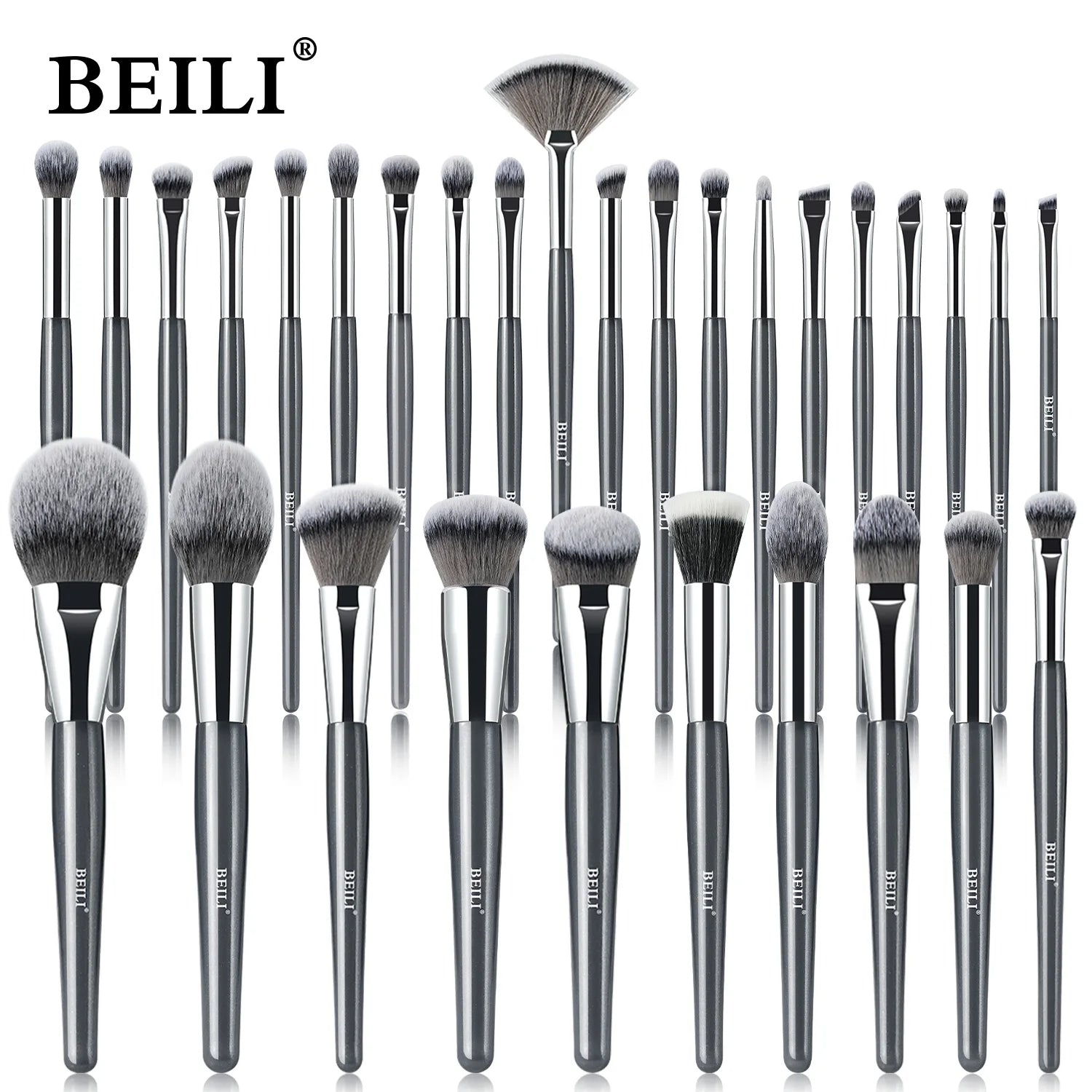 BEILI Professional Soft Vegan Makeup Brushes Set Kit Private Label Concealer Juego De Brochas De Maquillaje Esenciales