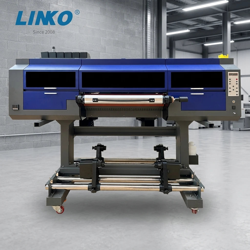 LINKO Wholesale 24-Inch All-in-One UV DTF Printer PET Film Roll-to-Roll Printer for Sticker Label UV DTF Printer Machine