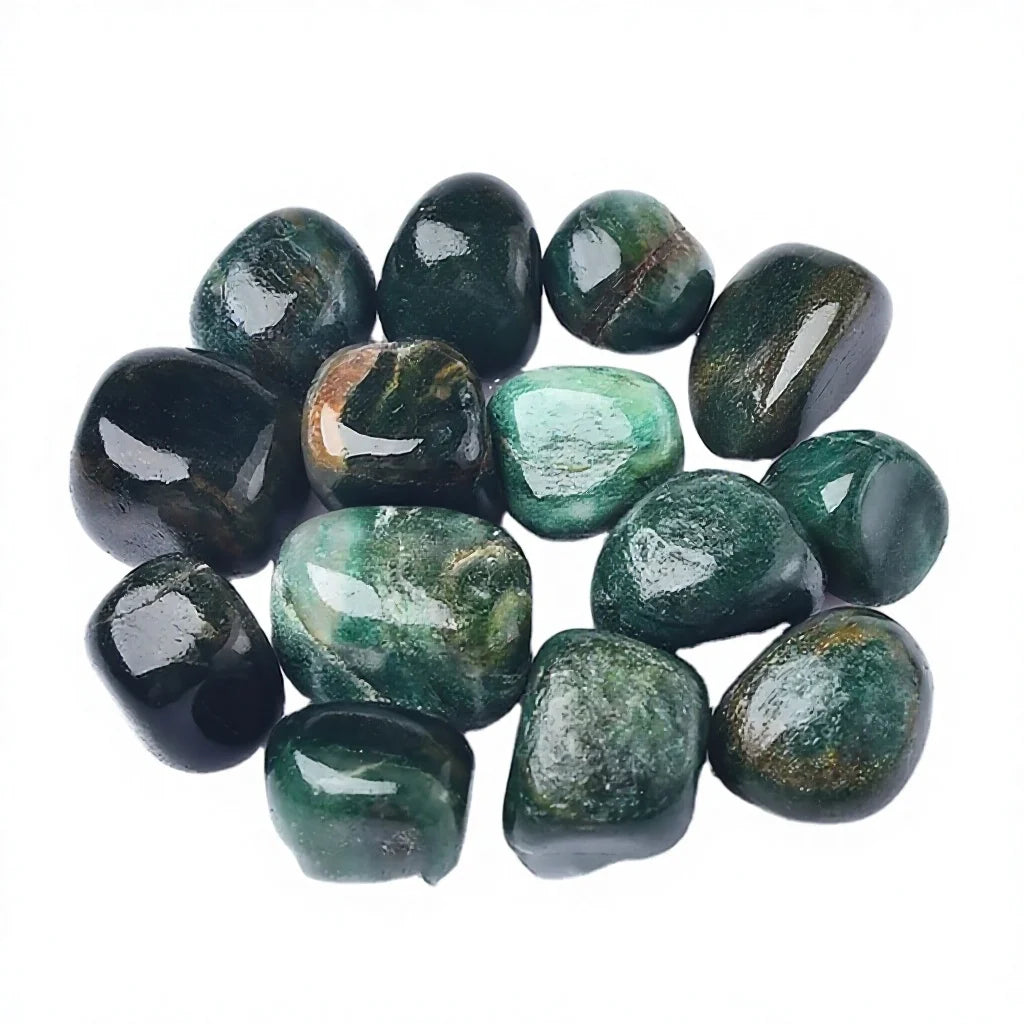1.5-3cm Natural Emerald Tumble Gemstone Heart Chakra Palm Stone Pocket Stone High Quality Eco-Friendly Feng Shui Cheneyi Bran