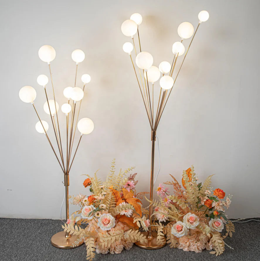 Wholesale Wedding Stage Walkway Lead Light Luminous Happy Tree Light Led Pillar Road Lights for for Wedding Party Events Deco