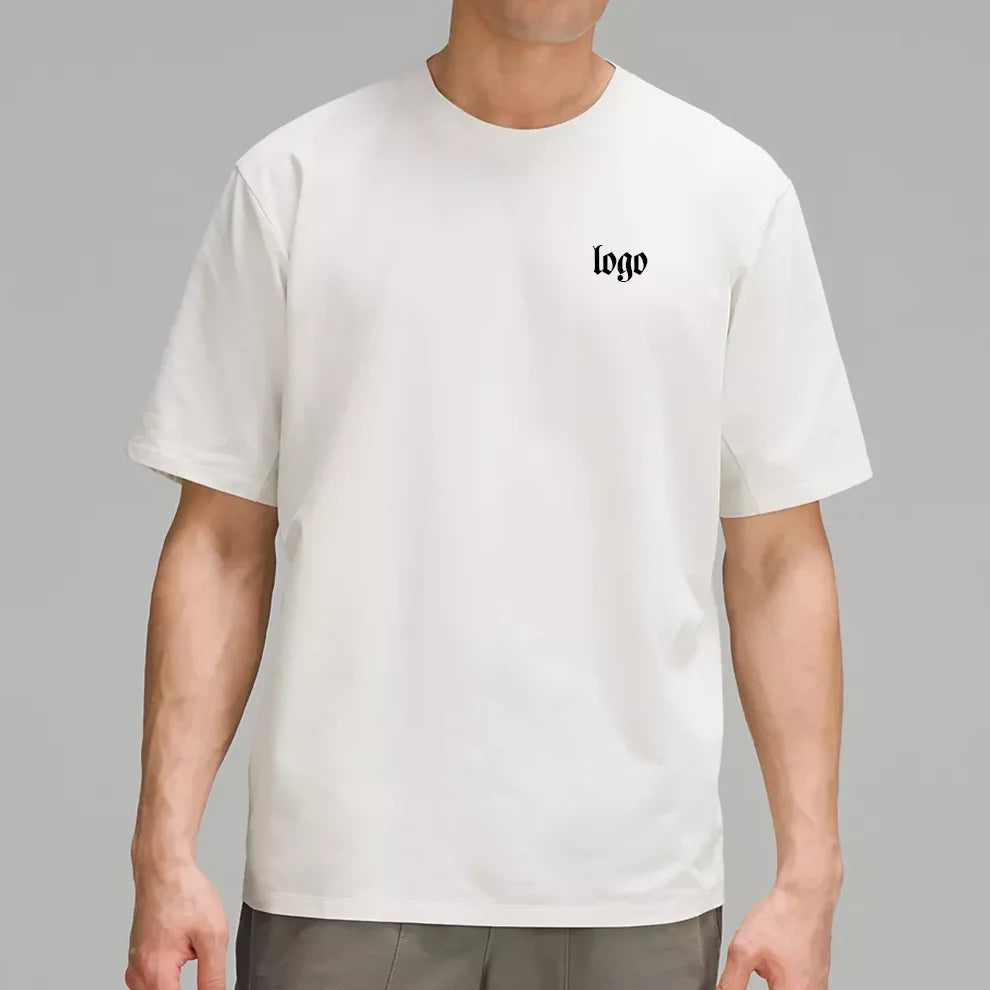 New Design Camisetas Quality Cotton Loose Fit Little Drop Shoulder Blank Men T Shirt 230g Oversized Streetwear T-shirt