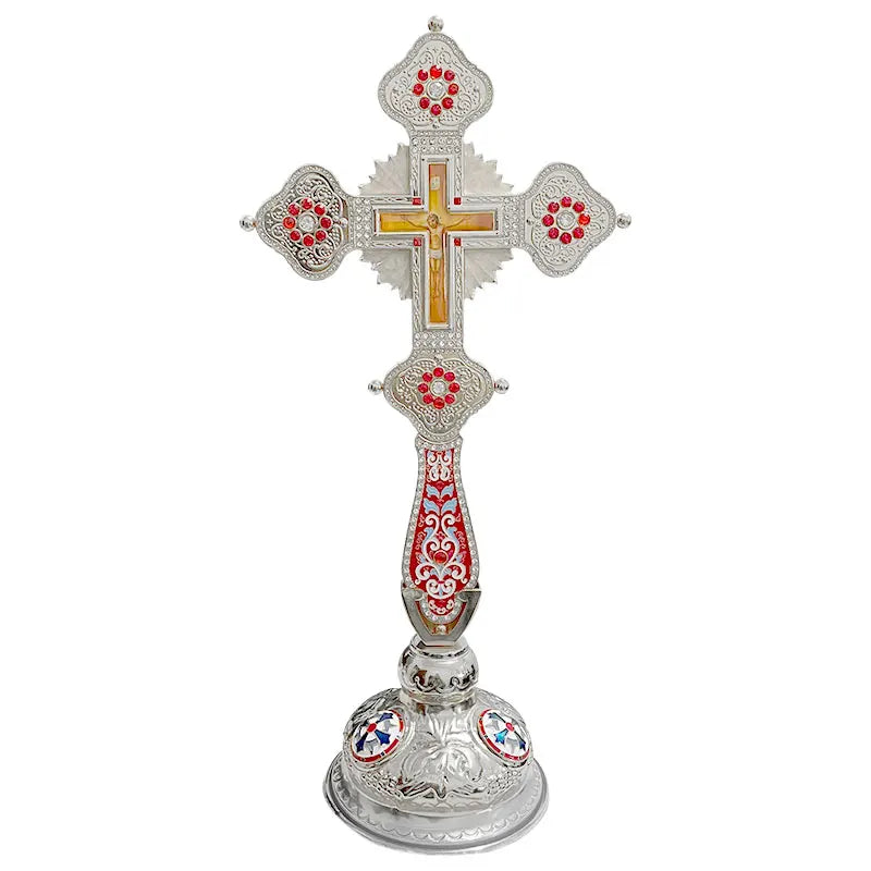 Orthodox Greek Orthodox Cross Blessing Cross Catholic Religious Priest Christmas Church Decoration