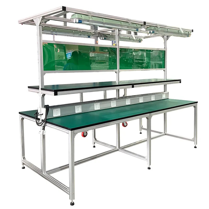 Langle 4040 2040 Silver Aluminum Profile Logistics Workbench Electronic Components Anti-static Workbench