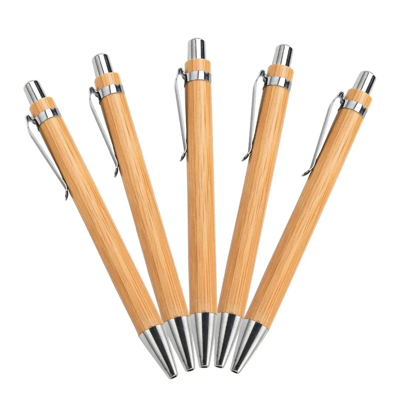 2024 Promotional Personalized Customized Bamboo Ball Pen Eco Friendly Engraved Bamboo Ballpoint Pen With Logo