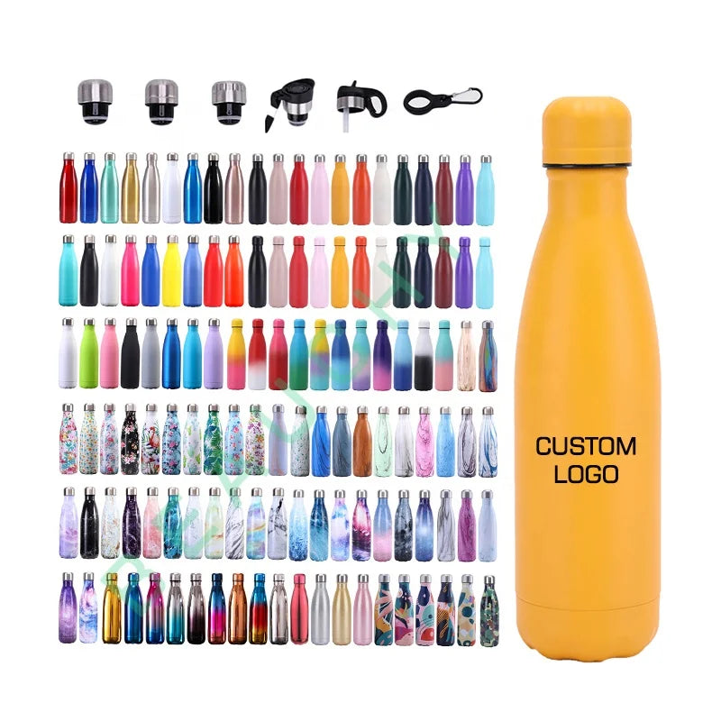 Beauchy Best Seller 500ml Stainless Steel Vacuum Insulated Cola Water Bottle Outdoor Travel Sport Outdoor Bottles