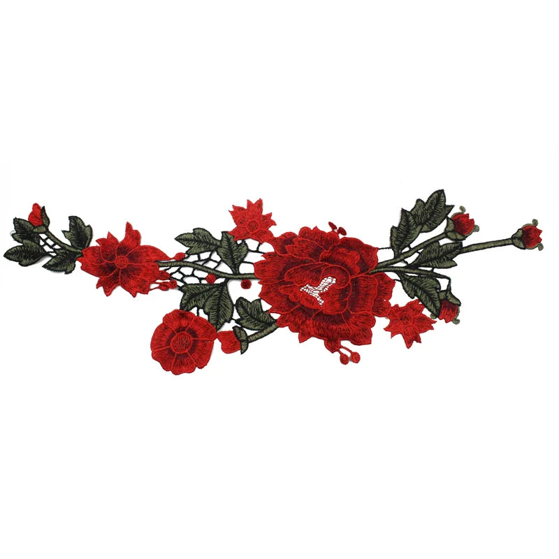 Factory Hot Wholesale Hand Embroidery Flowers Patch