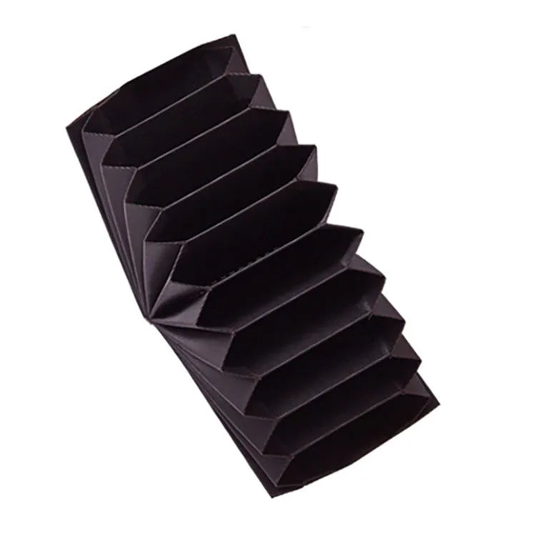 10 Card Slots 6*7.4cm Fashion Vertical Inner Pages Mix 3 Colors Cloth OrganWallet Inserts with No Closure for Credit Card
