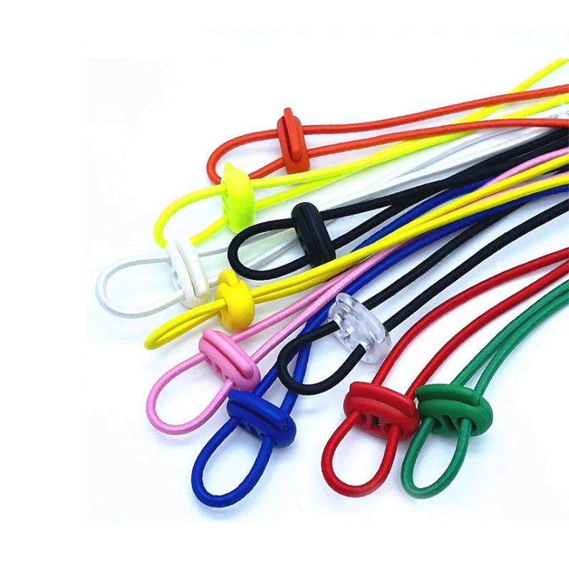Factory POM Colorful Plastic String Code Stopper Toggle Cord Lock Drawstring Stopper for Cycling Jersey Hiking Backpack Drawc