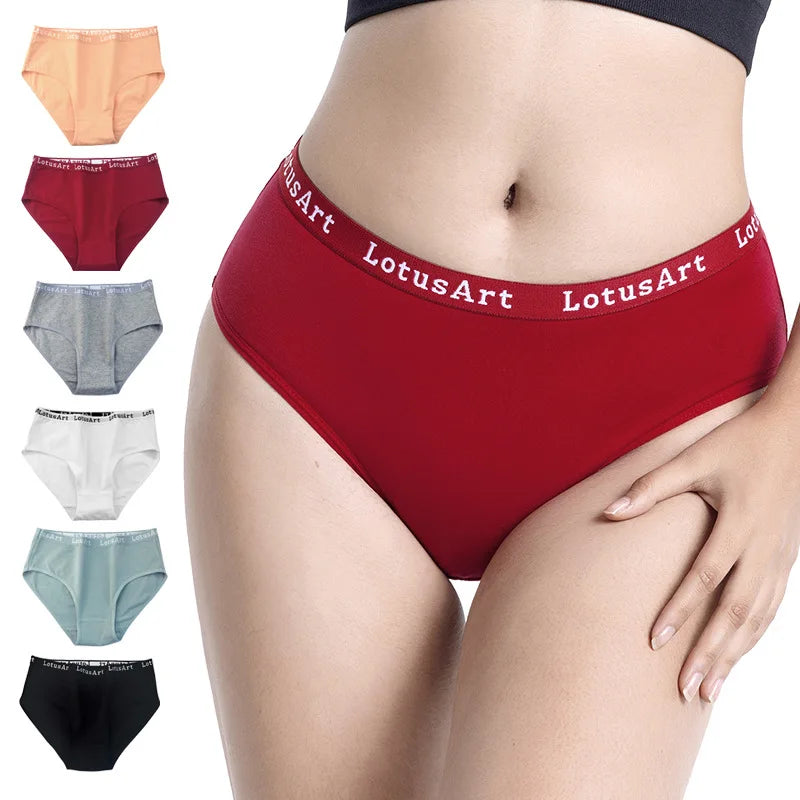 Ropa Interior Mujer Plus Size Cotton Underwear Women Panties Women Breathable Ladies Low Rise Underwear Lingerie